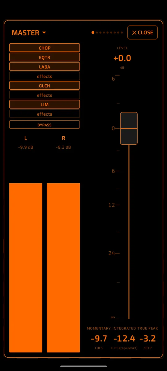 Master metering