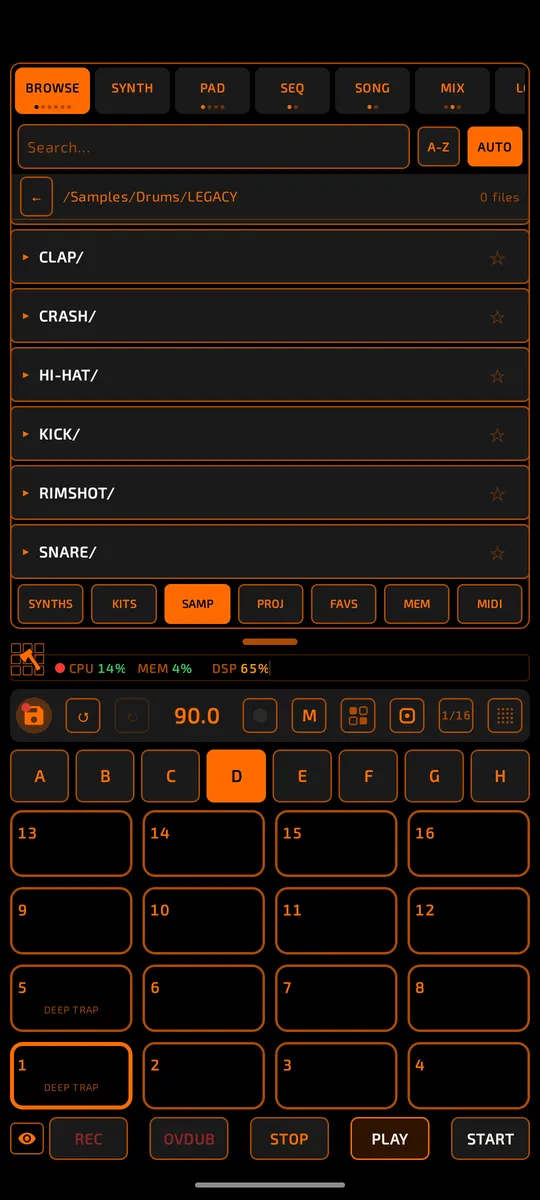 Sample library
