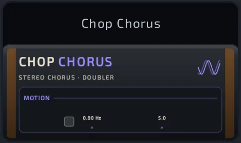 Chop Chorus
