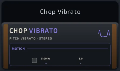 Chop Vibrato