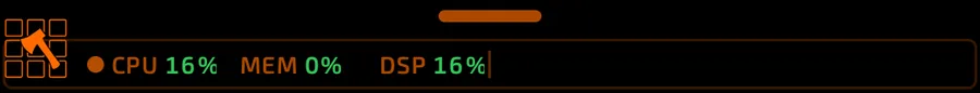 The status bar